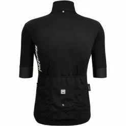 Santini Adapt Shell Kurzarm Regenjacke Herren Schwarz -Günstiges Fahrradjacken Geschäft santini adapt shell ss rain jacket men black 3