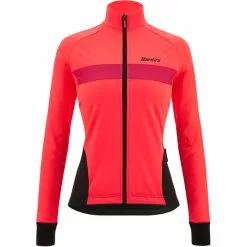Santini Coral Bengal Jacke Damen Pink/schwarz