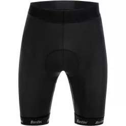 Santini Cubo Shorts Mit EMAX Sitzpolster Herren Schwarz
