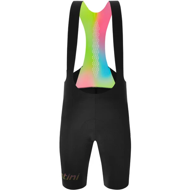 Santini Eco Sleek Bengal Trägershorts Herren Schwarz 1 Santini Eco Sleek Bengal Trägershorts Herren Schwarz