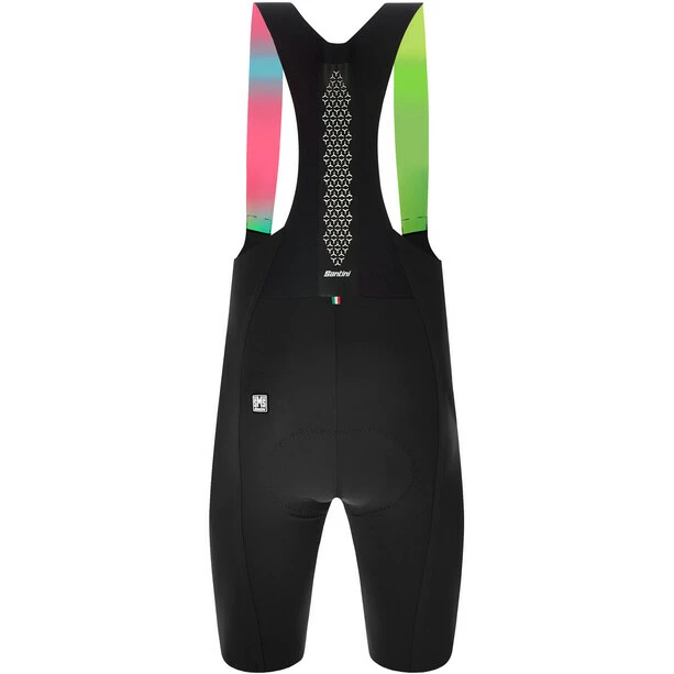 Santini Eco Sleek Bengal Trägershorts Herren Schwarz 3 Santini Eco Sleek Bengal Trägershorts Herren Schwarz – Bild 3