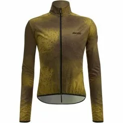 Santini Fango Packbare Windbreaker Jacke Herren Oliv