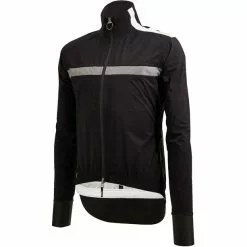Santini Guard Neo Shell Regenjacke Herren Schwarz -Günstiges Fahrradjacken Geschäft santini guard neo shell rain jacket men black 2