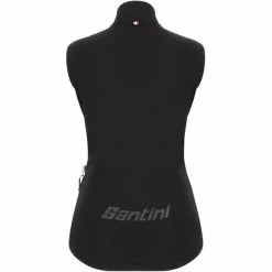 Santini Guard Nimbus Regenweste Damen Schwarz -Günstiges Fahrradjacken Geschäft santini guard nimbus rain vest women black 3