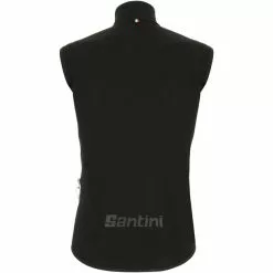 Santini Guard Nimbus Regenschutzweste Herren Schwarz -Günstiges Fahrradjacken Geschäft santini guard nimbus rainproof vest men black 3