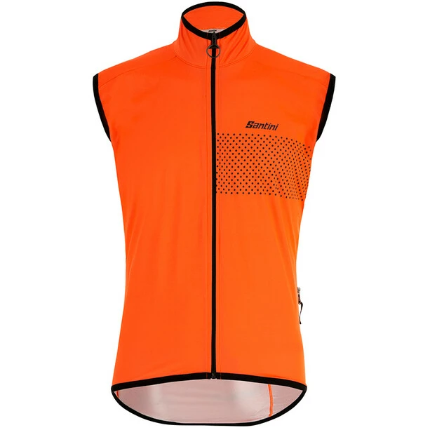 Santini Guard Nimbus Regenschutzweste Herren Orange 1 Santini Guard Nimbus Regenschutzweste Herren Orange