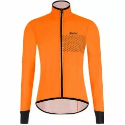 Santini Guard Nimbus Rainshell Jacke Herren Orange