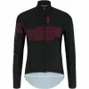 Santini Idea Windbreaker Jacke Herren Schwarz/rot