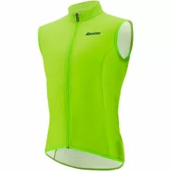Santini Nebula Windweste Herren Grün 4 Santini Nebula Windweste Herren Grün -Günstiges Fahrradjacken Geschäft santini nebula wind vest men green fluo 2