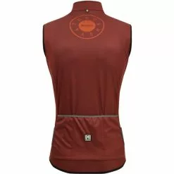 Santini Nova Core Windweste Herren Braun -Günstiges Fahrradjacken Geschäft santini nova core wind vest men ruggine brown 3