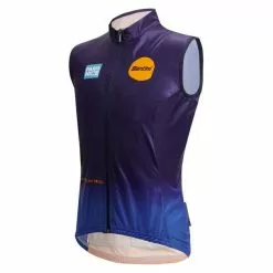 Santini Paris Nice Onda Weste Blau -Günstiges Fahrradjacken Geschäft santini paris nice onda vest blue 3