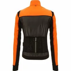 Santini Redux Lite Windjacke Orange/schwarz -Günstiges Fahrradjacken Geschäft santini redux lite wind jacket fluo orange 3