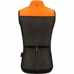 Santini Redux Lite Windjacke Schwarz/orange 5 Santini Redux Lite Windjacke Schwarz/orange -Günstiges Fahrradjacken Geschäft santini redux lite wind vest fluo orange 3