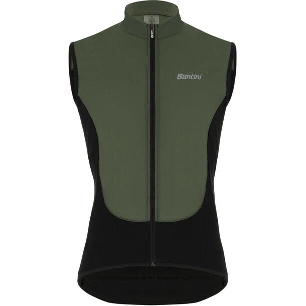 Santini Trail Gravel Weste Herren Oliv 1 Santini Trail Gravel Weste Herren Oliv
