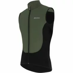 Santini Trail Gravel Weste Herren Oliv 4 Santini Trail Gravel Weste Herren Oliv -Günstiges Fahrradjacken Geschäft santini trail gravel vest men green military 2