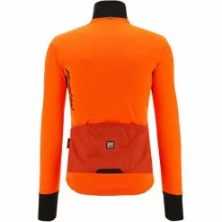 Santini Vega Absolute Jacke Herren Orange -Günstiges Fahrradjacken Geschäft santini vega absolute jacket men fluo orange 3