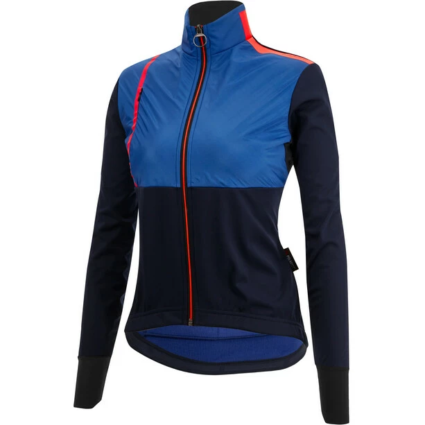 Santini Vega Absolute Jacke Damen Blau 2 Santini Vega Absolute Jacke Damen Blau – Bild 2
