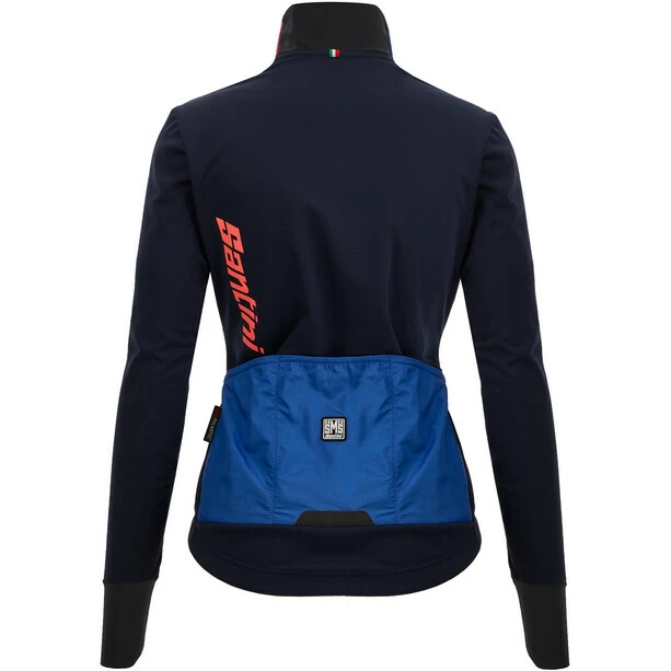 Santini Vega Absolute Jacke Damen Blau 3 Santini Vega Absolute Jacke Damen Blau – Bild 3