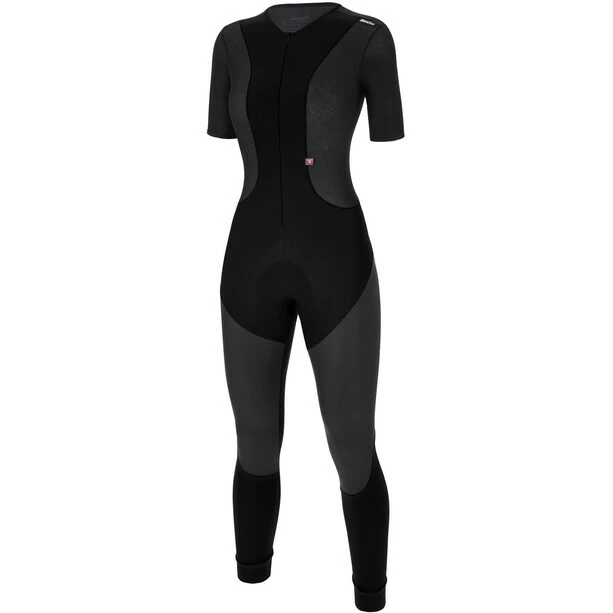 Santini Vega Dry Trägerhose Damen Schwarz 2 Santini Vega Dry Trägerhose Damen Schwarz – Bild 2