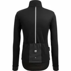 Santini Vega Multi Kapuzenjacke Herren Schwarz -Günstiges Fahrradjacken Geschäft santini vega multi hooded jacket men black 3