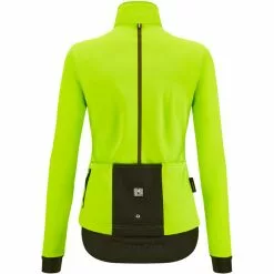 Santini Vega Multi Kapuzenjacke Damen Grün -Günstiges Fahrradjacken Geschäft santini vega multi hooded jacket women lime 3