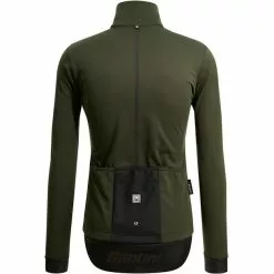 Santini Vega Trail Kapuzenjacke Herren Oliv -Günstiges Fahrradjacken Geschäft santini vega trail hooded jacket men military green 3