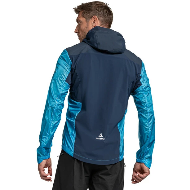 Schöffel Schöffel Flow Trail Hybrid Jacke Herren Blau 4 Schöffel Schöffel Flow Trail Hybrid Jacke Herren Blau – Bild 4