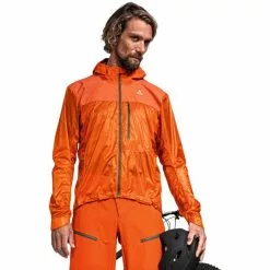 Schöffel Schöffel Flow Trail Hybrid Jacke Herren Orange -Günstiges Fahrradjacken Geschäft schoeffel flow trail hybrid jacket men orange blaze 3