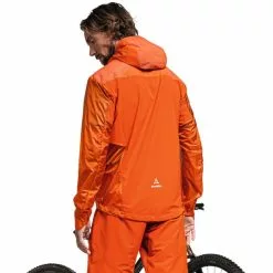 Schöffel Schöffel Flow Trail Hybrid Jacke Herren Orange -Günstiges Fahrradjacken Geschäft schoeffel flow trail hybrid jacket men orange blaze 4