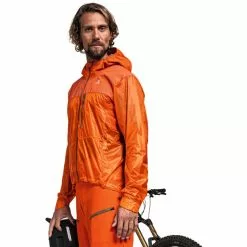 Schöffel Schöffel Flow Trail Hybrid Jacke Herren Orange -Günstiges Fahrradjacken Geschäft schoeffel flow trail hybrid jacket men orange blaze 5