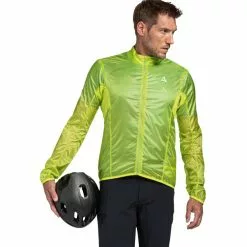 Schöffel Schöffel Gaiole Jacke Herren Grün -Günstiges Fahrradjacken Geschäft schoeffel gaiole jacket men lime pop 3