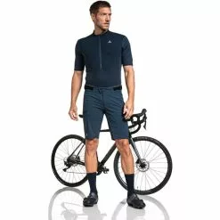 Schöffel Schöffel Montosoli Shorts Herren Blau -Günstiges Fahrradjacken Geschäft schoeffel montosoli shorts men dress blues 3