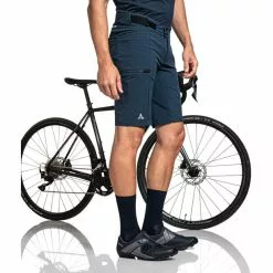 Schöffel Schöffel Montosoli Shorts Herren Blau -Günstiges Fahrradjacken Geschäft schoeffel montosoli shorts men dress blues 5