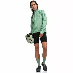 Schöffel Schöffel Surava 3L Jacke Damen Grün -Günstiges Fahrradjacken Geschäft schoeffel surava 3l jacket women matcha mint 6