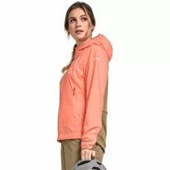 Schöffel Schöffel Valve Hybrid Jacke Damen Pink -Günstiges Fahrradjacken Geschäft schoeffel valve hybrid jacket women georgia peach 5