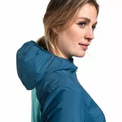 Schöffel Schöffel Valve Hybrid Jacke Damen Petrol -Günstiges Fahrradjacken Geschäft schoeffel valve hybrid jacket women lakemount blue 6