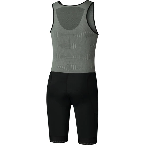 Shimano Evolve Performante Trägershorts Herren Schwarz/grau 2 Shimano Evolve Performante Trägershorts Herren Schwarz/grau – Bild 2