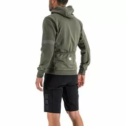 Sportful Giara Hoodie Herren Oliv -Günstiges Fahrradjacken Geschäft sportful giara hoodie men beetle 4