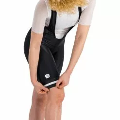 Sportful Neo Trägershorts Damen Schwarz -Günstiges Fahrradjacken Geschäft sportful neo bibshorts women black white 5