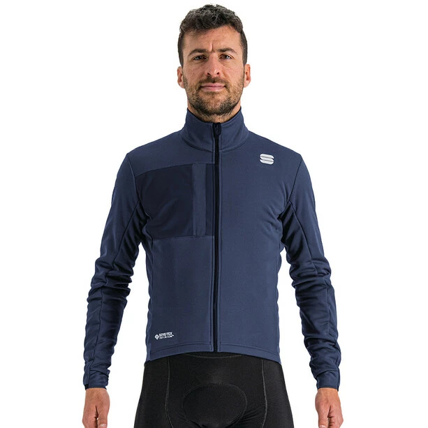 Sportful Super Jacke Herren Blau/schwarz 2 Sportful Super Jacke Herren Blau/schwarz – Bild 2