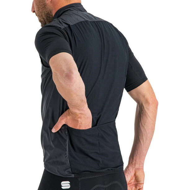 Sportful Supergiara Layer Weste Herren Schwarz 6 Sportful Supergiara Layer Weste Herren Schwarz – Bild 6