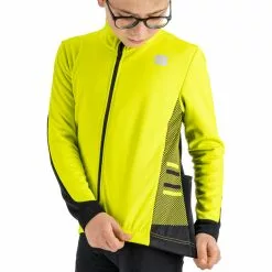 Sportful Team Junior Jacke Kinder Gelb -Günstiges Fahrradjacken Geschäft sportful team junior jacket kids cedar 4