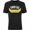 Troy Lee Designs Kurzarm Tee Herren Schwarz