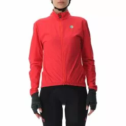 UYN Ultralight Fahrrad-Windjacke Damen Rot
