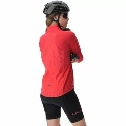 UYN Ultralight Fahrrad-Windjacke Damen Rot -Günstiges Fahrradjacken Geschäft uyn ultralight biking wind jacket women sofisticated red 4