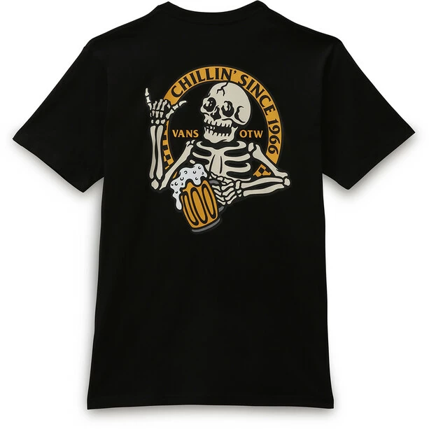 Vans Chillin Since 66 Kurzarm Tee Herren Schwarz 2 Vans Chillin Since 66 Kurzarm Tee Herren Schwarz – Bild 2