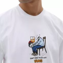 Vans Dont Lose Kurzarm Tee Herren Weiß -Günstiges Fahrradjacken Geschäft vans dont lose ss tee men white 3