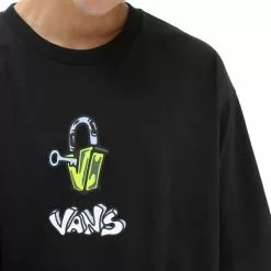 Vans Off The Wall Graphic Loose-Fit Kurzarm Tee Herren Schwarz -Günstiges Fahrradjacken Geschäft vans off the wall graphic loose ss tee men skate classics black 3