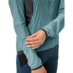 VAUDE Air Pro Jacke Damen Petrol -Günstiges Fahrradjacken Geschäft vaude air pro jacket women dusty moss 5
