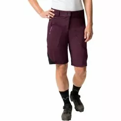 VAUDE Altissimo II Shorts Damen Rot -Günstiges Fahrradjacken Geschäft vaude altissimo ii shorts women cassis 3